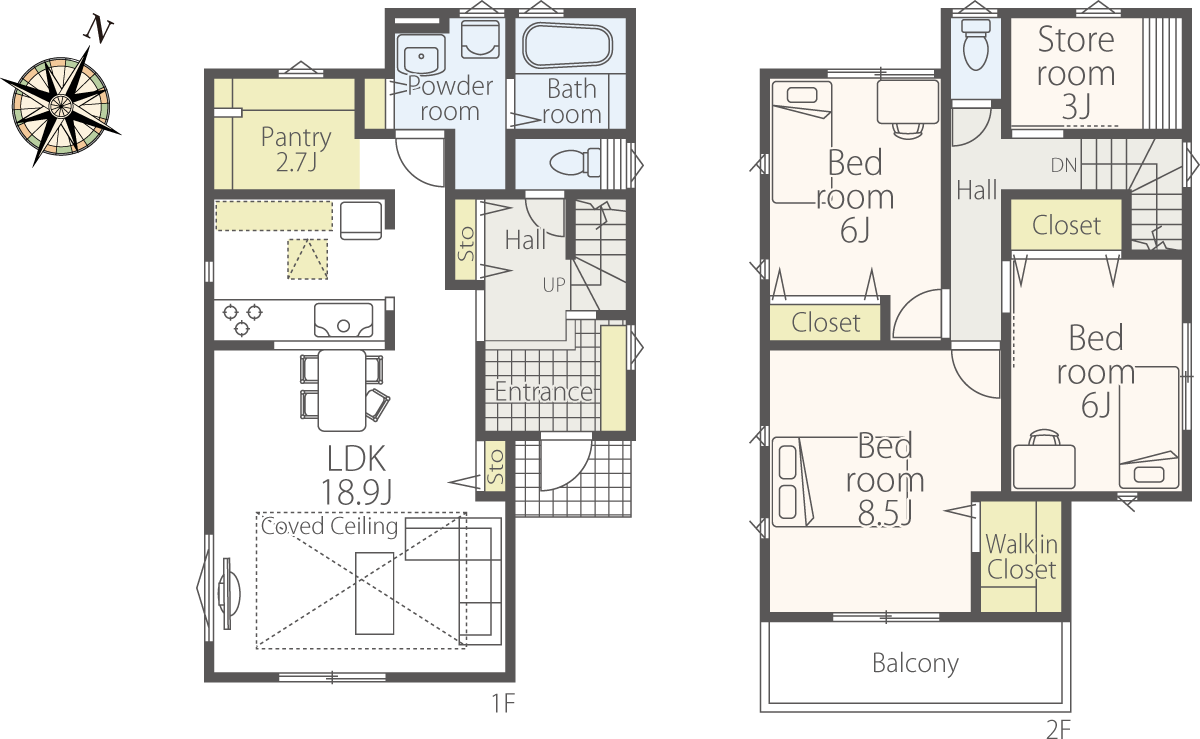 間取図2号棟